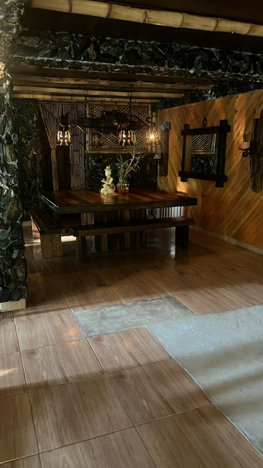 The dining hall