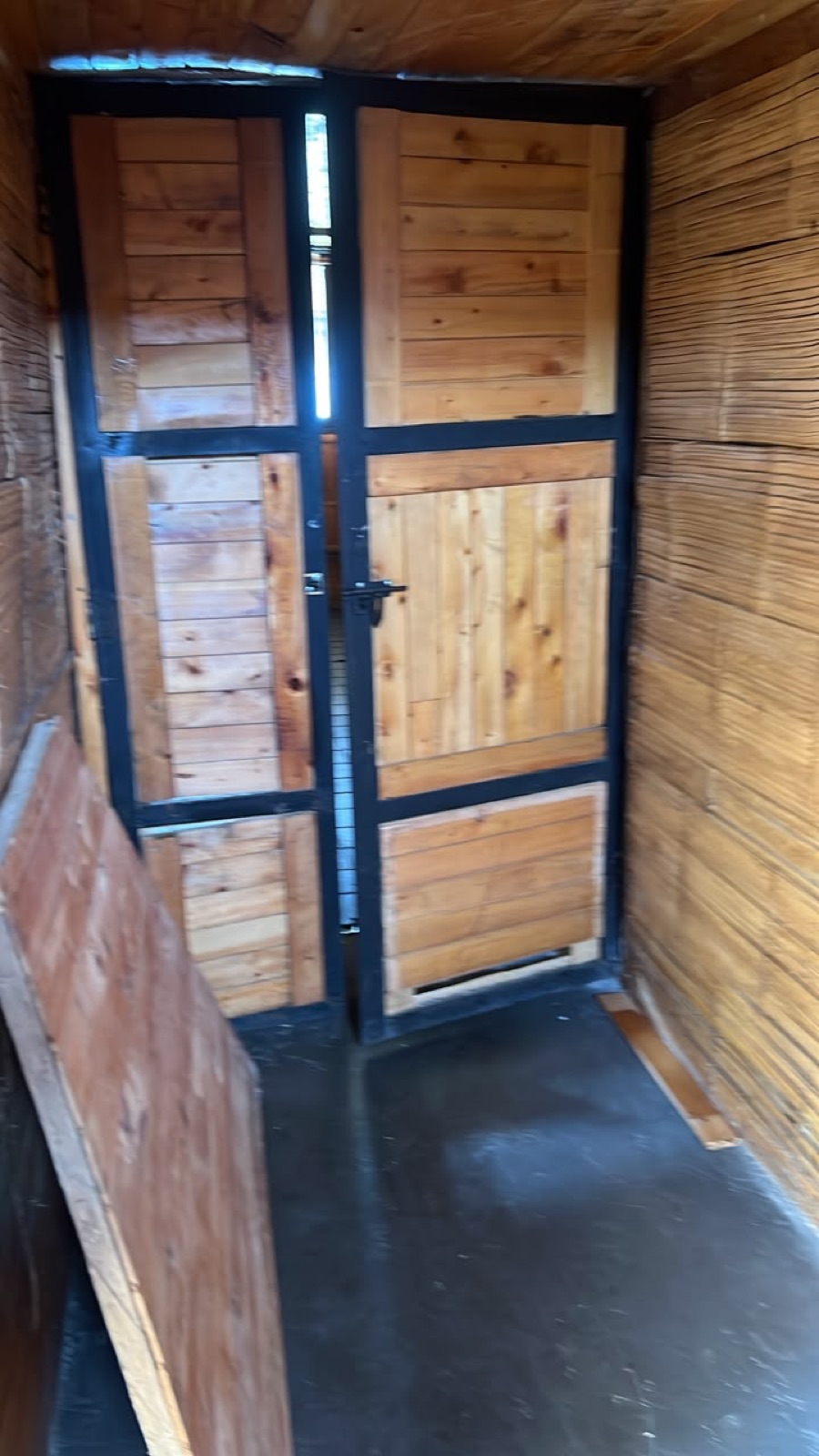 The timber entry doors