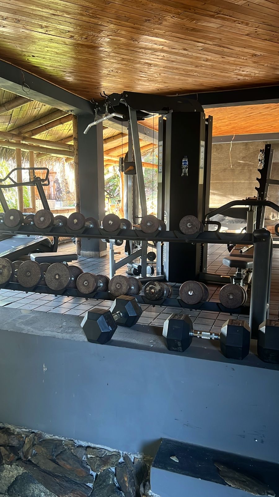 Real gym on-site